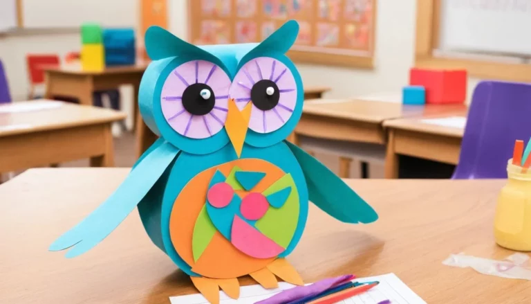 Cute & Easy Owl Craft For Preschoolers