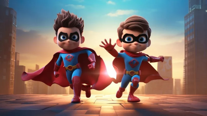 Superhero Twins
